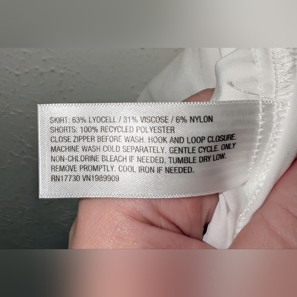 A New Day White Pleated Skort Size 17 NWT - Picture 6 of 6